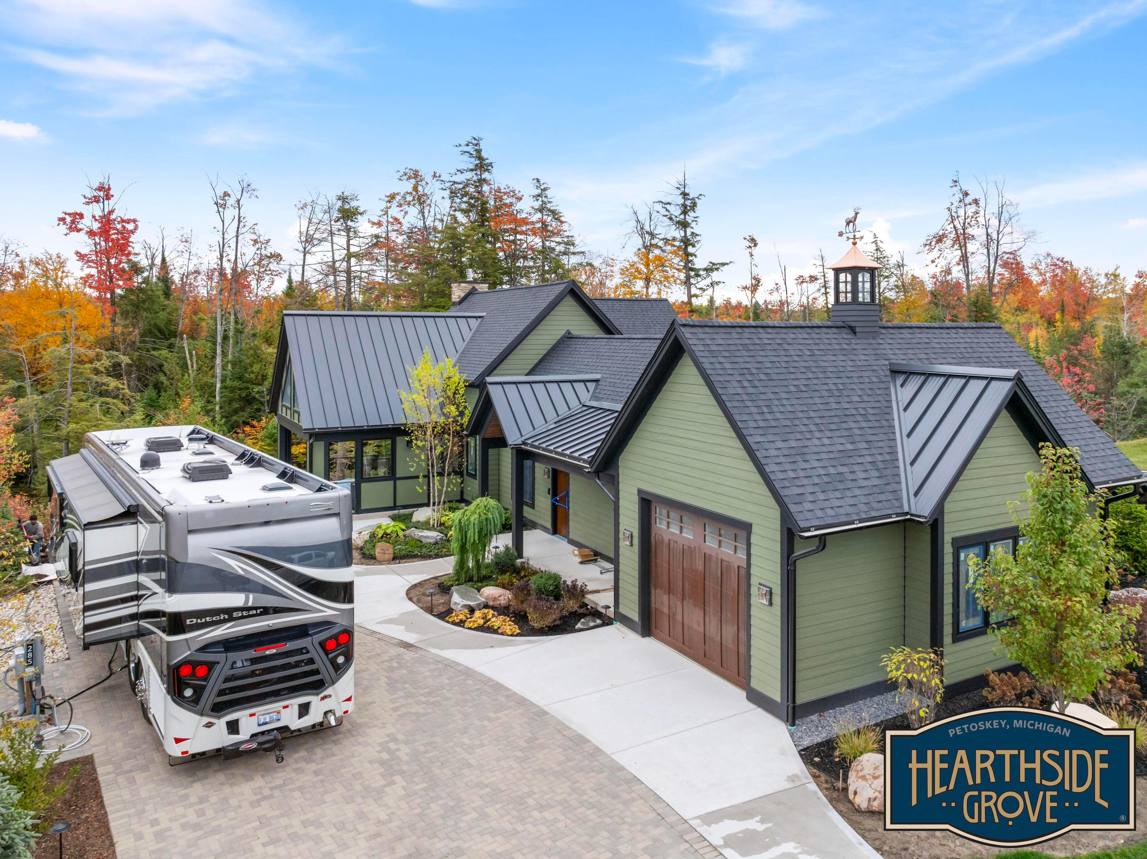 Caretaker Cottage - Vacation Rental In Northern Michigan Petoskey in the Woodlands at Hearthside Grove